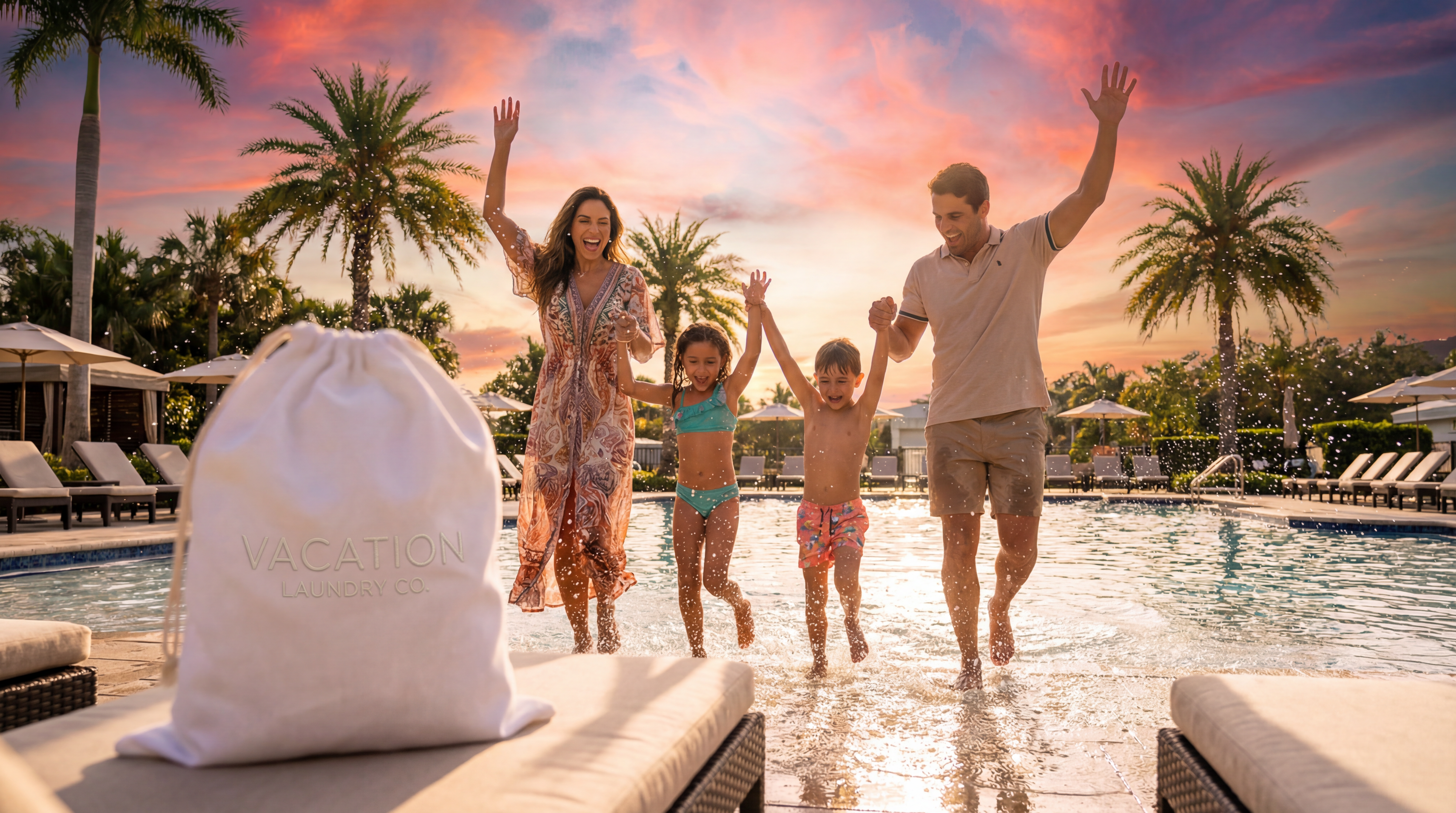 Family happy in Orlando